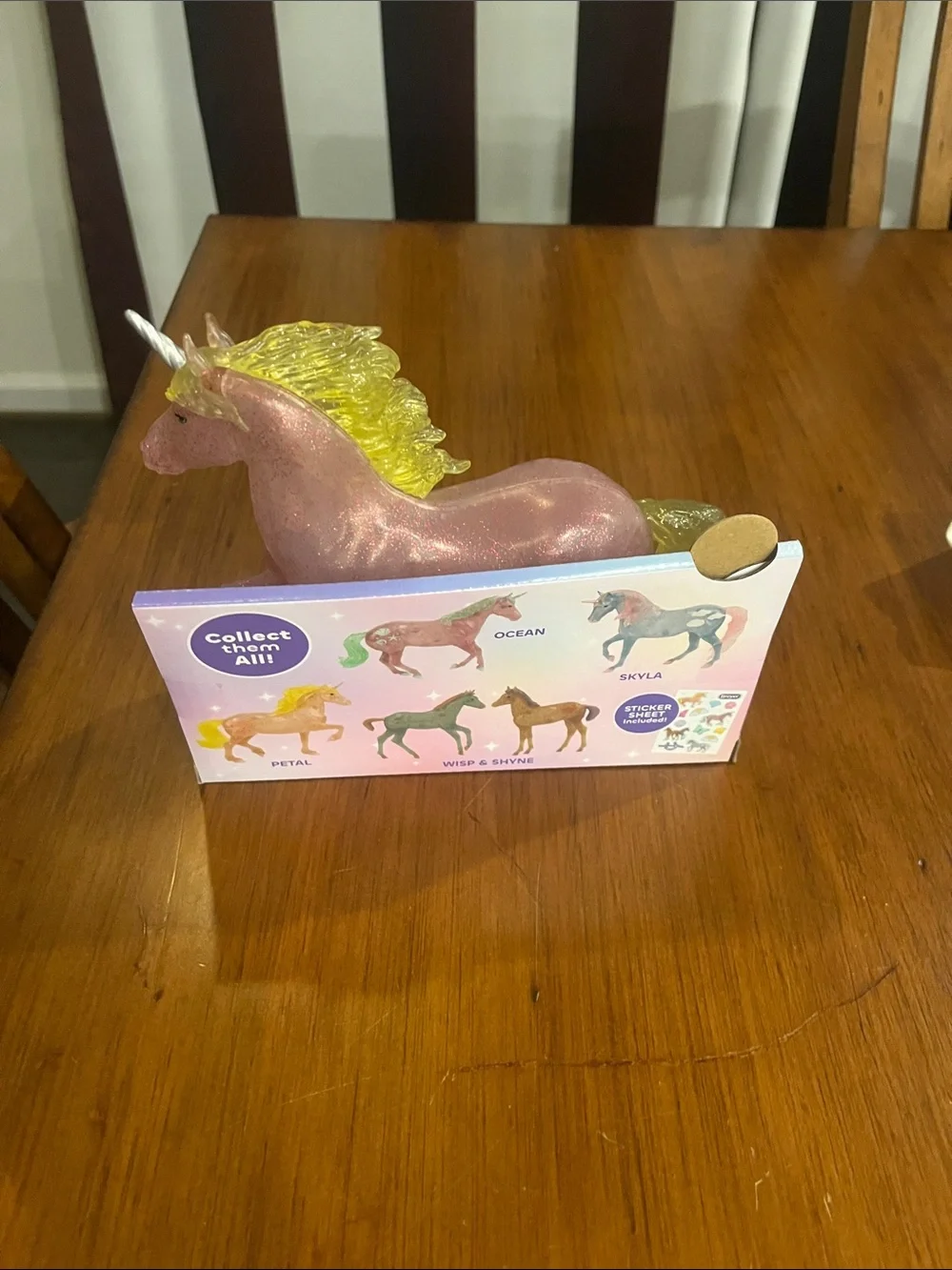 Breyer Paddock Pal Toy Horse Petal glitter new